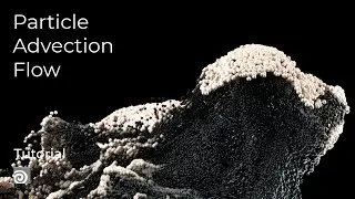 Advecting Particles in Houdini. Collisions. Pyro FX. Octane Render.