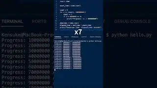 Python vs C++ Speed Comparison to count 1,000,000,000 