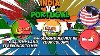 [ИНДИЯ ПРОТИВ ПОРТУГАЛИИ] ⚔️🔥 || [ИСТОРИЯ ГОА] 🥶 || #countryballs #география