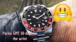 Parnis gmt automatic watch review 10-days on the wrist