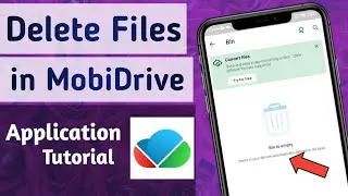 How to Delete Files Permanently in MobiDrive App