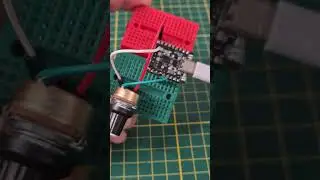 Super Mini Arduino Clone - Drehpoti zum setzen der Helligkeit der RGB LEDs #arduino #rgbled #coding