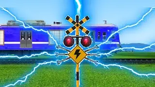 近づくことすらできない踏切カンカンと通過していく電車
