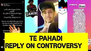 FOZYAJAY REPLY TWO SIDE GAMERS||TSGVS TOTAL GAMING||TSG VS TG||FF ESPORTS NEWS