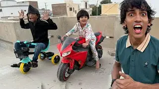 Pumpi Or Chota Don Ki Race 🚗 | My Brother Making Funny Reaction 😂|