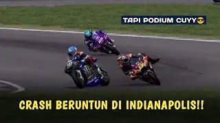 CRASH BERUNTUN DI INDIANAPOLIS (Career 67) | MOTOGP 13 MOD 25