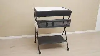 How to install INFANS Baby Changing Table with Wheels?
