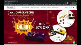 How to buy Diwali Corporate Gifts #Logo Chocolate - Gift for employees and clients