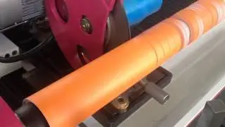Automatic Vinyl Lathe Log Slitter