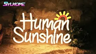 SYLHOME Human Sunshine Led Neon Light Sign