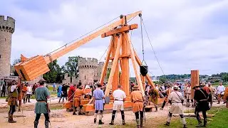Inside an Ancient Factory: How Trebuchets Were Made in Ancient Medieval Times