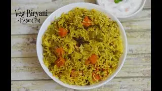 INSTANT POT Veg Biryani|Easy South Indian Style Veg Biryani|Veg Biryani in Pressure Cooker