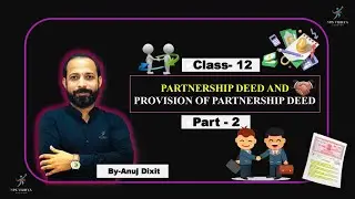 Partnership Deed |Provision of Partnership Deed | Class 12 | Part 2 | #ByAnujDixit #youtube #account