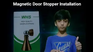 Magnetic Door Stopper Installation | مکمل طریقہ کار #ayanashfaq #doorstoper #information #wood