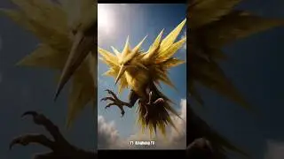 Zapdos Pokemon Real Life 🔥 #Zapdos #Pokemon #Real #Trending #viral