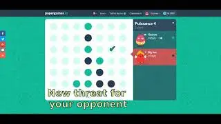 Connect 4 - How to begin a game - papergames.io