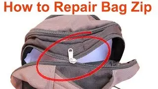 How to Repair a Bag Zip | Help in Tamil