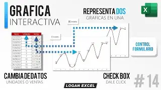 Grafico Interactivo con Check Box excel, dos graficas en uno con check box, ✅ control de formulario