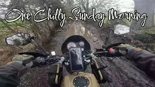 One Chilly Sunday Morning - Peak District Green Lanes & Byways by Himalayan 411