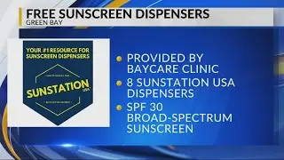 BayCare Clinic to install free sunscreen dispensers throughout Green Bay