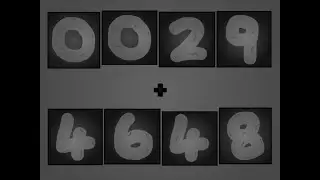 Four digit addition numberblocks!