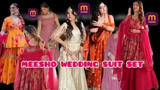 Meesho Heavy Wedding Suit ✨ | Most Beautiful & Royal Wedding Look 😍💍