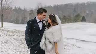 A Winter Wonderland Wedding at Whistle Bear Golf Club | Vanessa & Cameron | MH Wedding Films