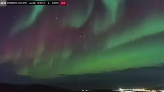 🔴 Live Now:  Extreme Aurora Storm Over Iceland | G4 Geomagnetic Event in 4K