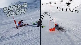TRAINING SUPER GIANT - Val D'Isère Ok - Drone Fpv Chasing