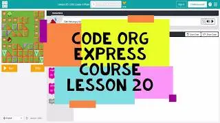 Code.org Lesson 19 - Code Org Express Course Lesson 19 Until Loops in Maze - Course D Lesson 17
