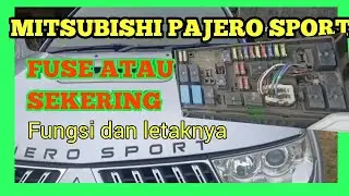 Fuse dan Relay kabin mesin di Mitsubishi Pajero sport 2011