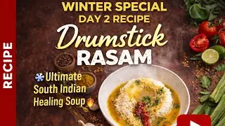 Hot & Comforting Drumstick Rasam 🔥 | Ultimate South Indian Healing Soup |#viralrecipe 