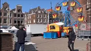 Voorbereiding Aprilfeesten @ de Nieuwmarkt Amsterdam