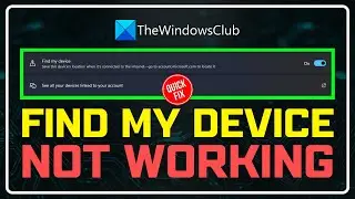[FIXED] FIND MY DEVICE Not Working in Windows 11 || ENABLE Find My Device Feature