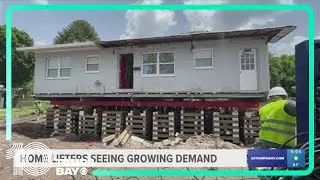 St. Pete homes lift over 10 feet out of the flood plain
