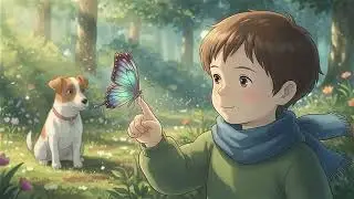 Misty Forest Adventure &mdash; Kids, Van & a Rainy Night Journey | Cozy Ghibli Animation & Relaxing ASMR🌧️