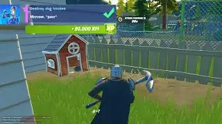 Destroy Dog Houses - Fortnite