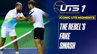Hotshot: Benoit Paire fakes a smash to hit a dropshot winner