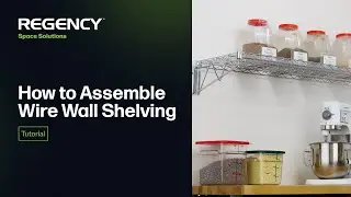 Regency Wire Wall Shelving Assembly