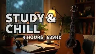 4 Hours Deep Focus Lofi Guitar 🎸 Study & Relaxation Music [639Hz]