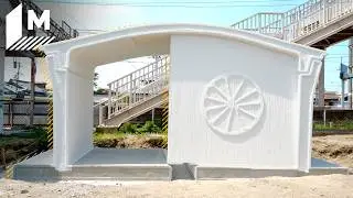 Japan Built the World&rsquo;s First 3D-Printed Train Station in 6 Hours
