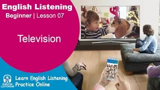 Learn English Listening Practice Online : Television