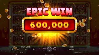 🔥 MEGA WILD FRUITS ON FIRE &mdash; ФРУКТЫ ВСПЫХНУЛИ! MEGA WIN, BIG WIN 🍒💰