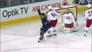 Linus Omark First Career NHL Goal 12/16/10 vs Columbus