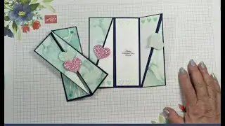 1037  11 02 22 FF Diagonal Gate Fold Valentine card   Sweet Conversations