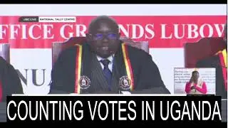 JUST IN: Chairman EC Mr Byabakama reads updated results of presidential Candidates