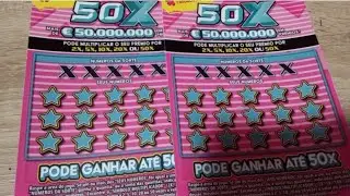 Short back to back session. Found 2 multipliers in 1 ticket. 50x 