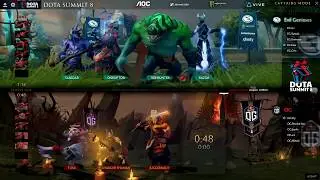 Evil Geniuses против OG, 1 игра, The summit 8, русские комментаторы