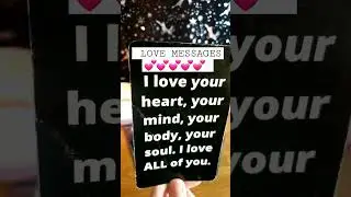 A LOVE MESSAGE FROM YOUR PERSON 💕💌 #shorts #tarot #ASMR #lovetarot #lovemessages #love #twinflames