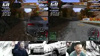 Initial D v3 - CHON! vs RYUKI Irohazaka DH Dry Battle